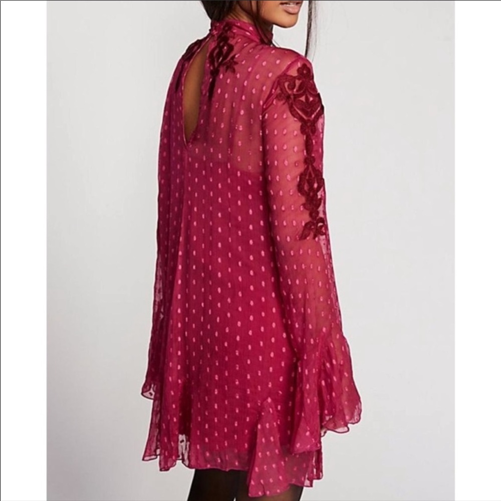 Free People Chiffon Coquette Dress - Picture 4 of 8